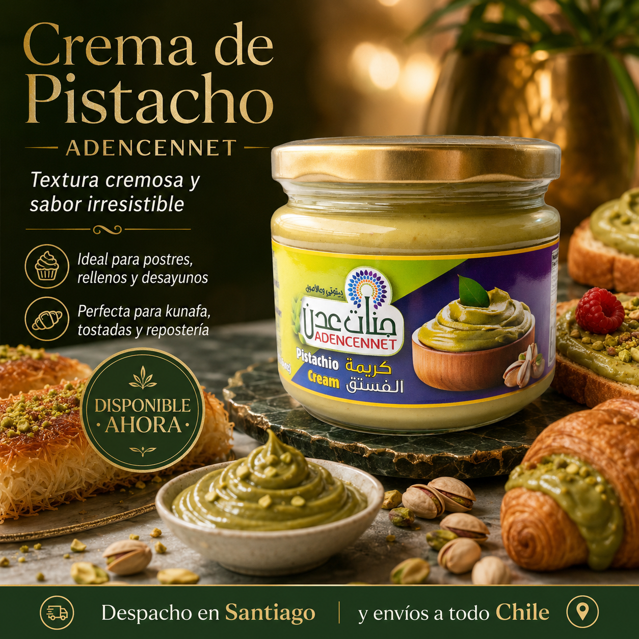 Crema de pistacho