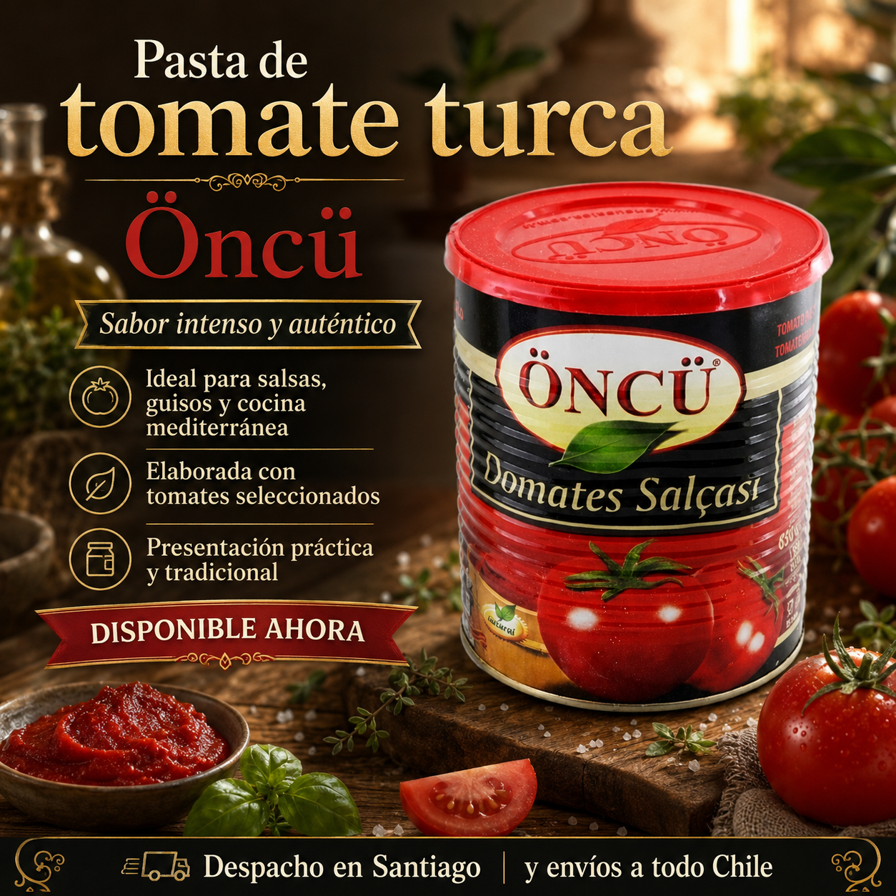 Pasta de tomate turca Öncü